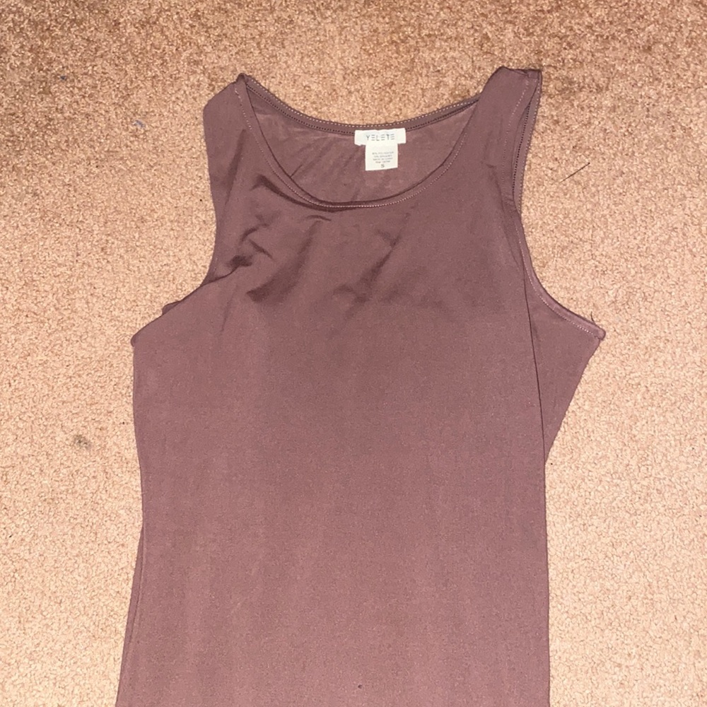 Nude purple body icon dress